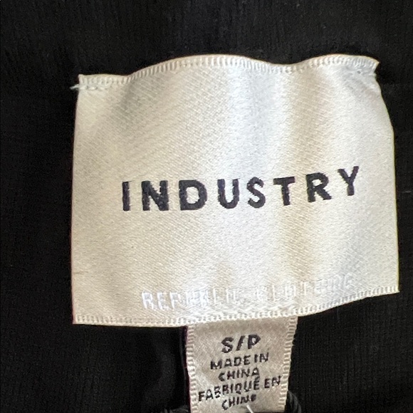 INDUSTRY Black Knit Sweater Cargo Trousers - Picture 5 of 7